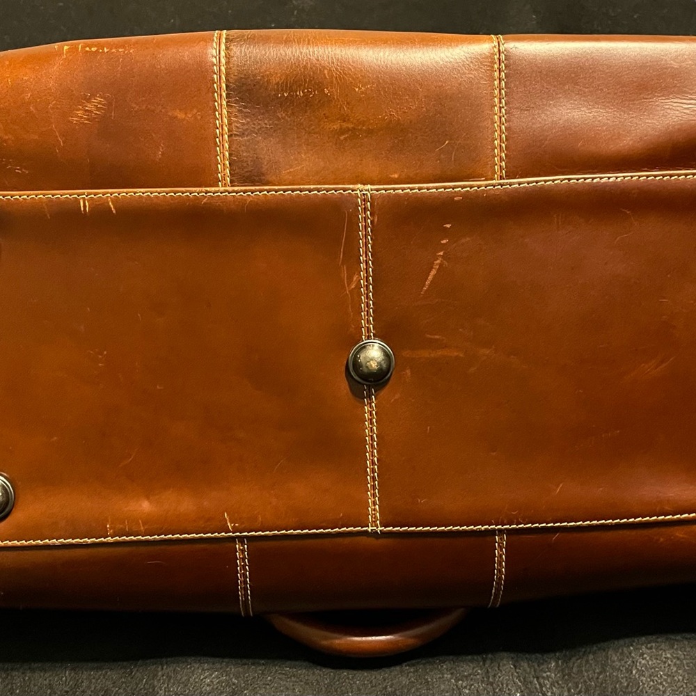 Brown Leather Men's Bag - Picture 7 of 10
